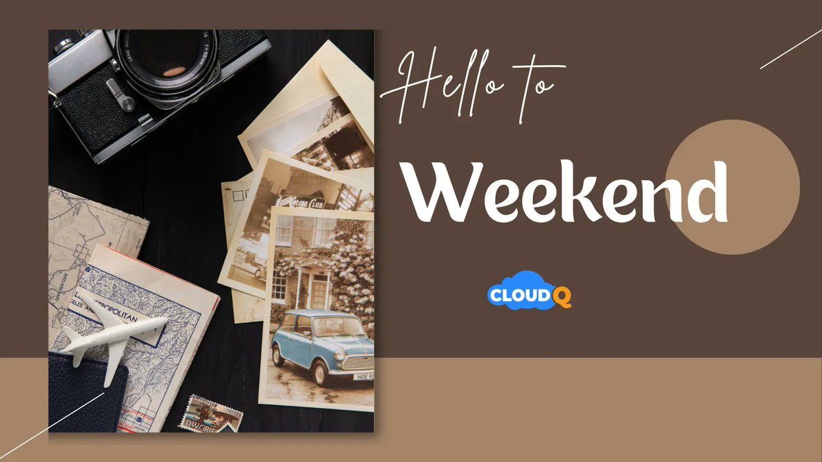 'Happy Weekend, everyone! #CloudQ #FridayFunnies #HappyWeekend #weekendvibes