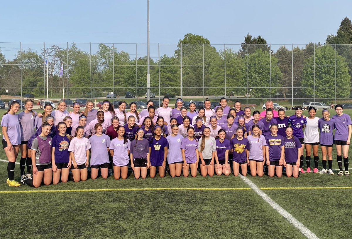 ISCgirls's tweet photo. Our club celebrates the life and memory of Taylor Paige Ceepo. We wear purple to remember why we play … today and every day we Play for Taylor  💜 #19 https://t.co/32ycb54nkn