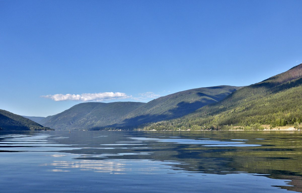 The colour blue. #shadow #light #cloud #canoeing #westkootenays