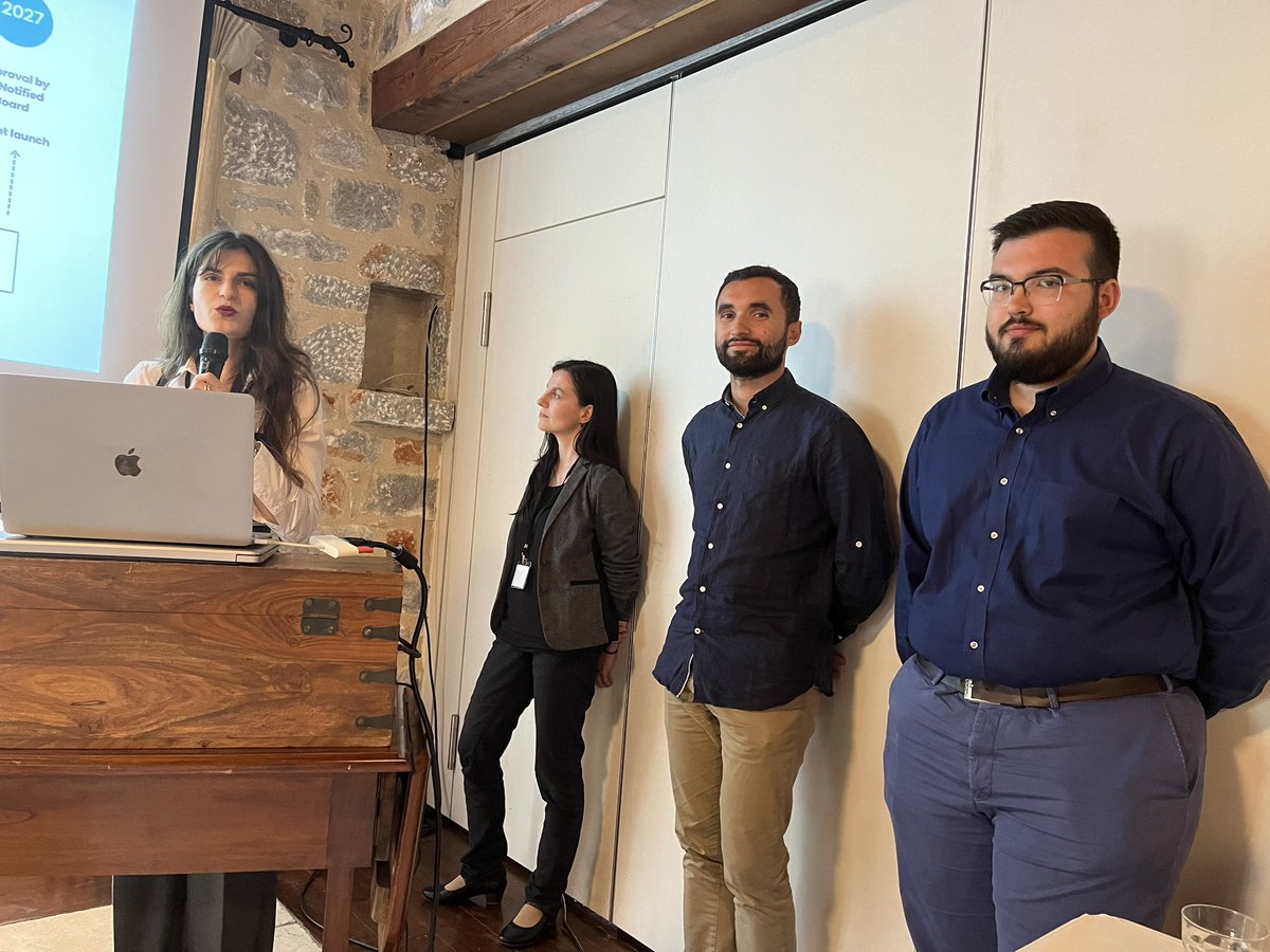 PGrivasMDPhD's tweet photo. @BrainiacCostas &amp; Dr. Prokopi-Demetriades co-lead students to present exercise project &amp; pitch an idea for start-up based on their work @WHBA1990 fantastic opportunity to stimulate teamwork &amp; innovation! @ThalesPapaG @Chris_Lisgaras @ChristinaNiavi @kdrosato @zervanto @fporichis https://t.co/LFhlpDMLFC