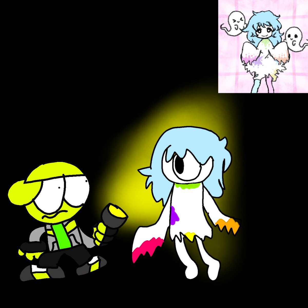 x___skycs___x's tweet photo. So cute very niceeee 

For : @theonlycoolbet3 and @Aftonsfake2

#art #skyfnf #betabffnf #fnf #fridaynightfunkin https://t.co/9zBqcElWFj