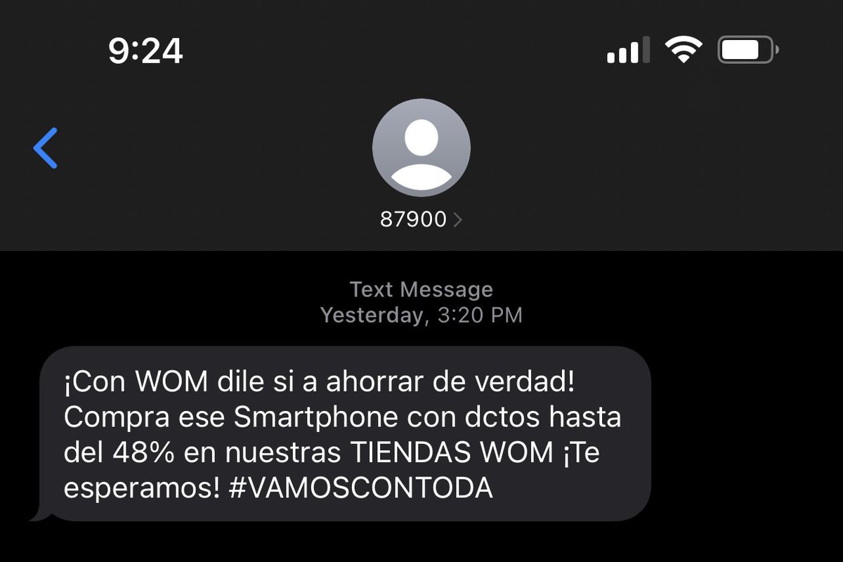 penasalgado's tweet photo. Querida @sicsuper parece que a @womcolombia con su campaña de “no nos dejamos decir que no” le vale madre la ley de habeas data… ya no sé qué hacer para que dejen de molestarme https://t.co/AGktfo9sgh