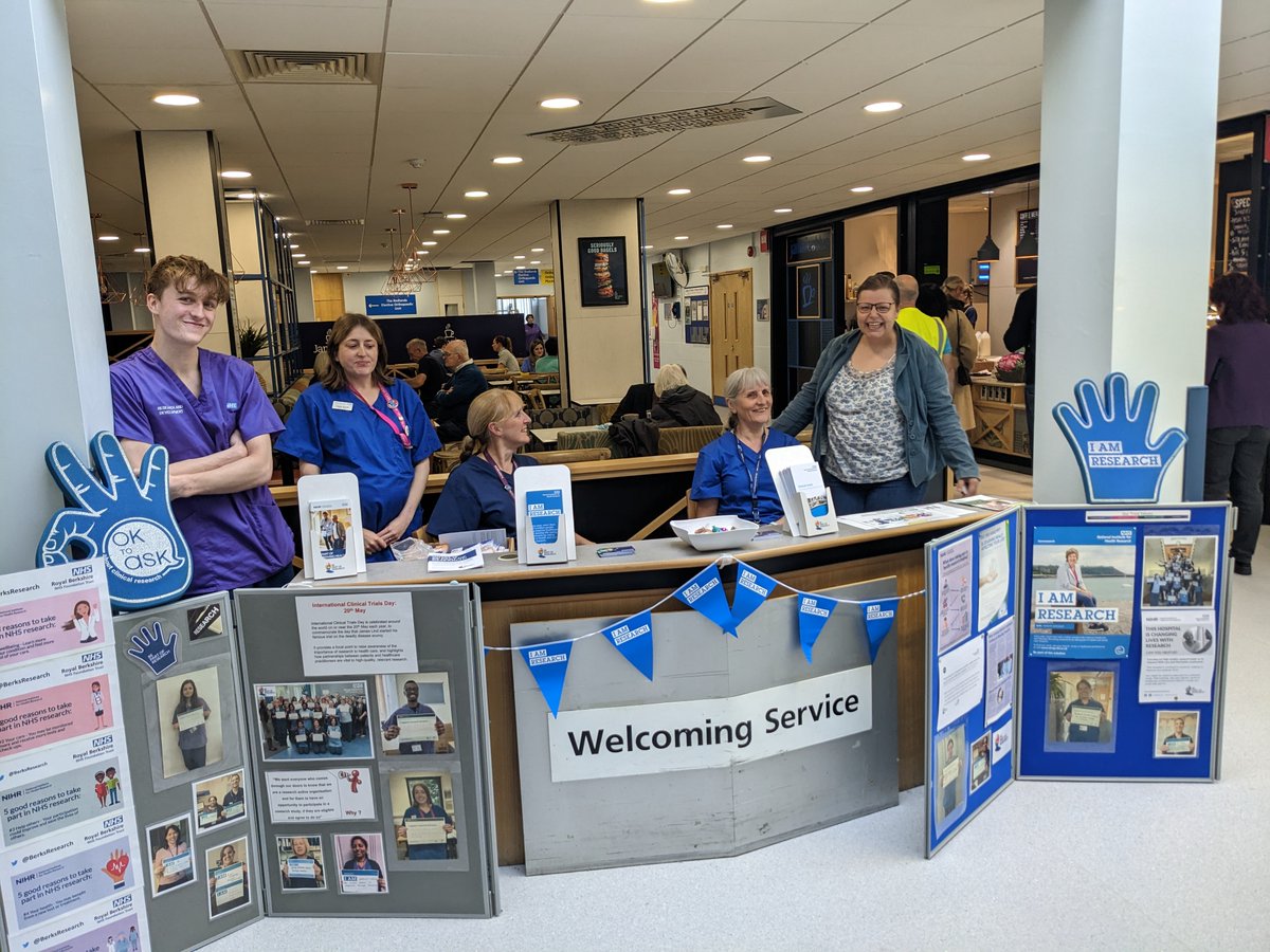 Royal Berkshire NHS - Research & Innovation (@berksresearch) on Twitter photo Had a great day.
A huge thank you to all the wonderful staff and patients that came and talked to us.
Also a big shout out to the PI's and Research and Innovation team who have worked so hard this year delivering research to our patients. #Ictd23 <a href="/RBNHSFT/">Royal Berkshire NHS Foundation Trust</a> Had a great day.
A huge thank you to all the wonderful staff and patients that came and talked to us.
Also a big shout out to the PI's and Research and Innovation team who have worked so hard this year delivering research to our patients. #Ictd23 <a href="/RBNHSFT/">Royal Berkshire NHS Foundation Trust</a>