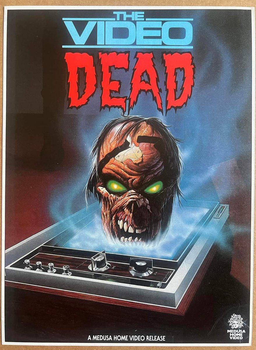 MacabreMrBones's tweet photo. The Video Dead (1987)
#Horror #HorrorMovies #HorrorArt #HorrorPoster #80sHorror #TheVideoDead https://t.co/Kn4a3B8pXq