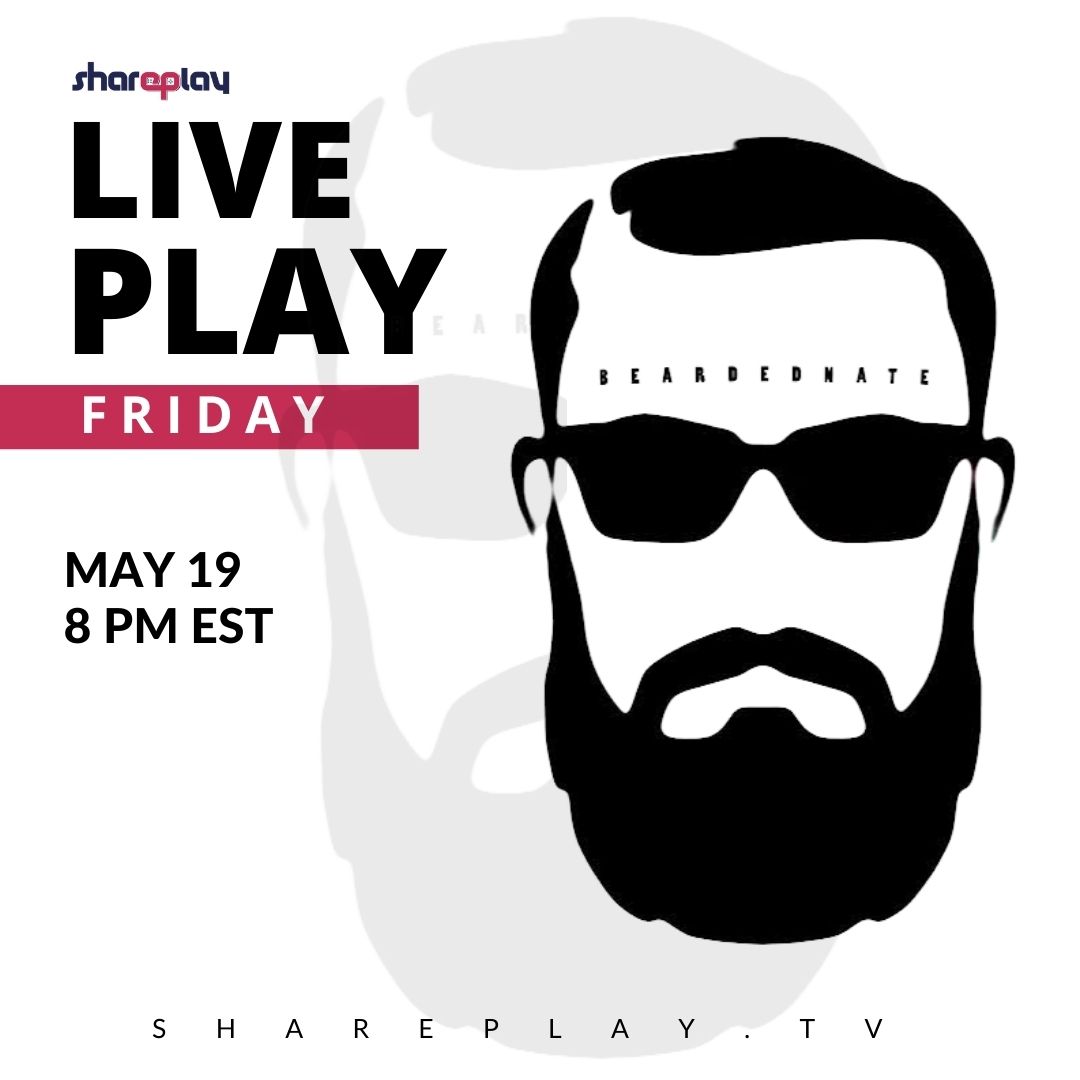 SharePlayTV's tweet photo. It's #LivePlayFriday and we're excited to have @Bearded_Nate back on https://t.co/e62KINK4Nx!
Claim Your PlayTag and join us at 8 PM Est for some Apex Legends. See you in the LiveChat!
#SharePlayConnect #AlphaTesting https://t.co/kynsbR7StJ