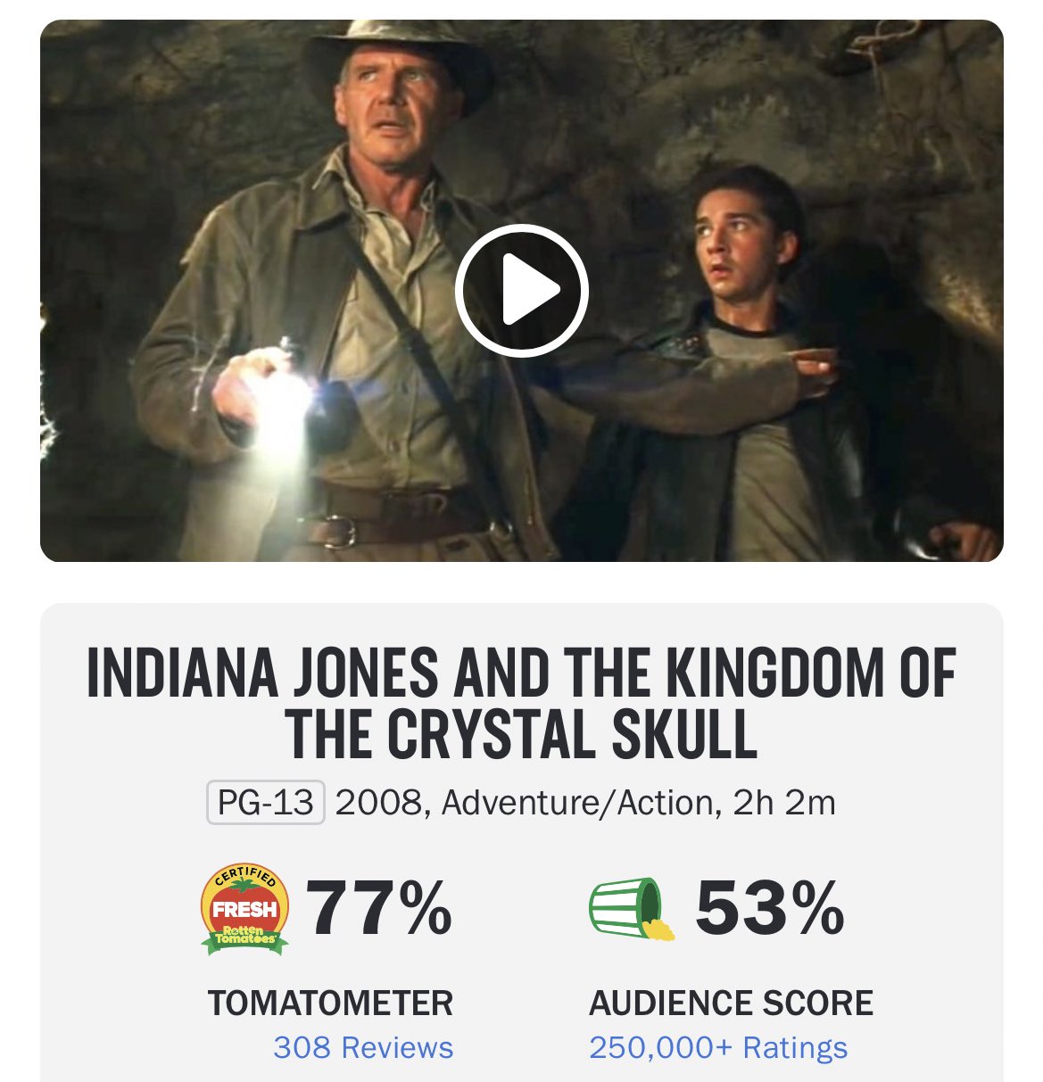 Indiana Jones and the Temple of Doom - Rotten Tomatoes