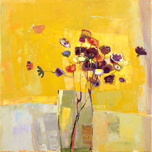 Good Afternoon ☀️

 The first blooms
       of Spring
    always make
   my  heart  sing. 💛

Artist : Kirsty Wither.🌼