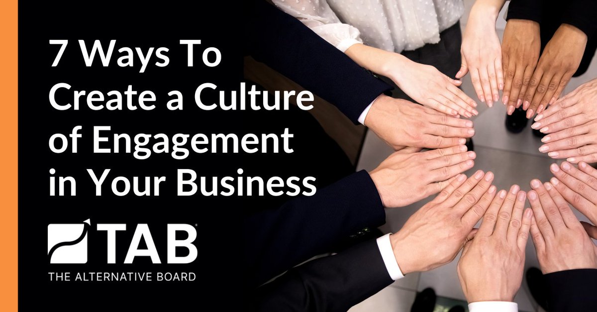 Company culture is unique to each organization, but the importance of employee engagement is universal. 

#tabaustin #z3pd #companyculture 

thealternativeboard.com/blog/7-ways-to…