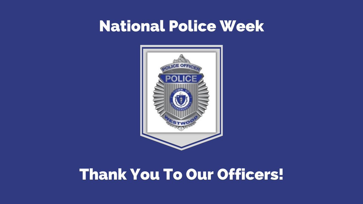 TownofWestwood's tweet photo. Please join us in thanking the @WestwoodPD for everything they do to protect our community! https://t.co/ROj8xDXkth