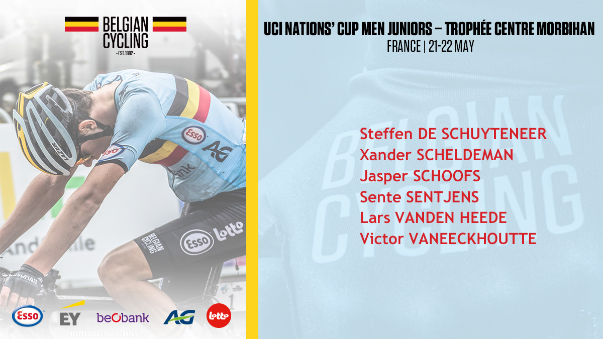 Our Men Juniors are in Bretagne 🇫🇷 to participate at the UCI Nations' Cup #TrophéeCentreMorbihan this weekend | bit.ly/3oehuhe