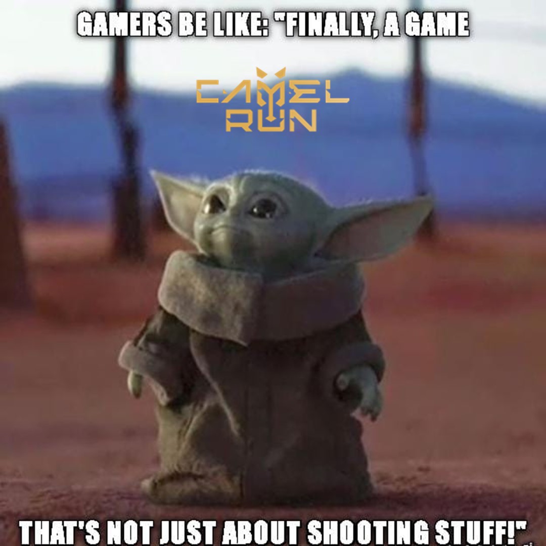 run_camel's tweet photo. GAMERS BE LIKE: "FINALLY, A GAME

THAT'S NOT JUST ABOUT SHOOTING STUFF!"

#camelracing #adventure #metaverse #camltoken #camelrun #p2e #gaming #game #web3 #caml #nft #marketplace #Camelverse #rideofdestiny #blockchain   #technology #automation #pets #funnycamel #animalvideos https://t.co/XedV7Xc98e