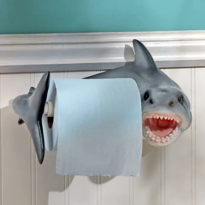FatKidDeals's tweet photo. Shark Attack Bathroom Toilet Paper Holder for $23.24, retail $42!

https://t.co/YGtf5iCHMe https://t.co/C3O52NXB1R