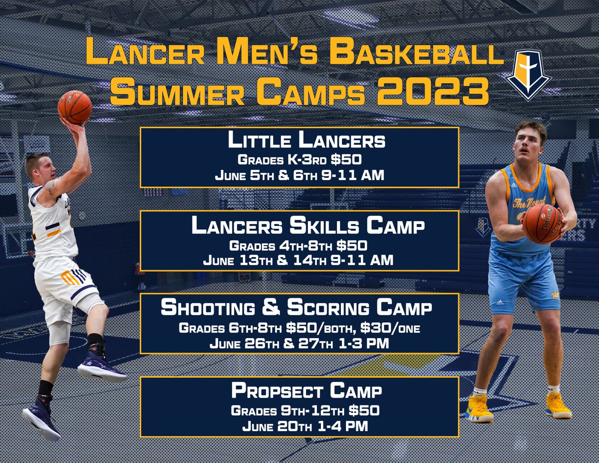 Join us this summer at one of our many basketball camps here at Mount Marty! To register, click the link below. #MountUp
mountmartybasketballcamps.com/register.cfm