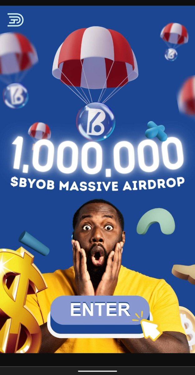 billionscyber's tweet photo. Join the $BYOB prelaunch airdrop contest to win a share of 100,000,000 $BYOB !
To enter:
๐ธ Follow @Izuchukwuoffia & @datamynt
๐ธ Like & retweet this post
๐ธ Tag 3 friends
๐ธ Complete the task below.
URL: https://t.co/xvsz1R9dBa
#BYOBtoken #Airdrop #Bsc #Polygon #Airbitruim https://t.co/I46bby7TzN