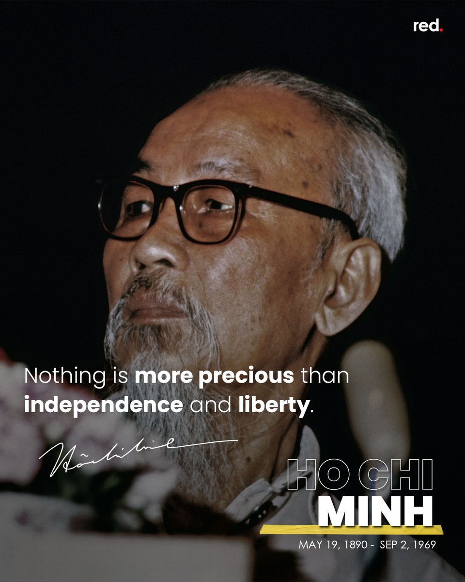 redstreamnet's tweet photo. Happy birthday to the Vietnamese national liberation leader and communist revolutionary, Ho Chi Minh! Under his leadership, the Vietnamese Liberation Front was formed, which kicked out the French colonialists and US imperialists from Vietnam. https://t.co/EawGthCx7X
