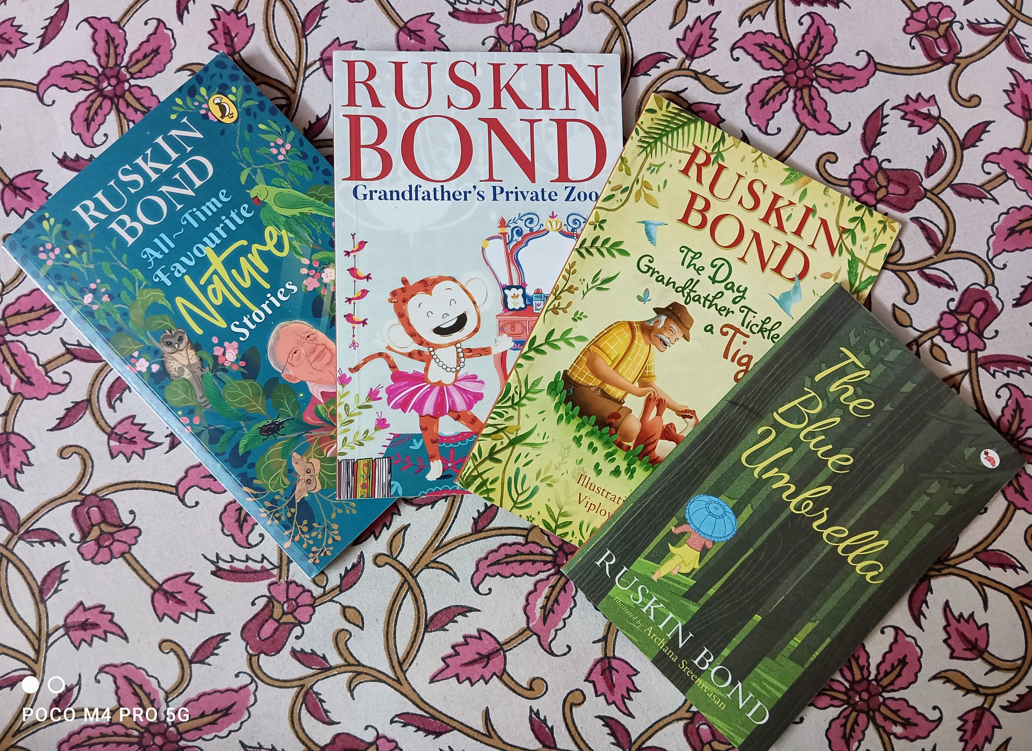  From my son\s collection. Happy birthday Ruskin Bond! My son\s hero!! 