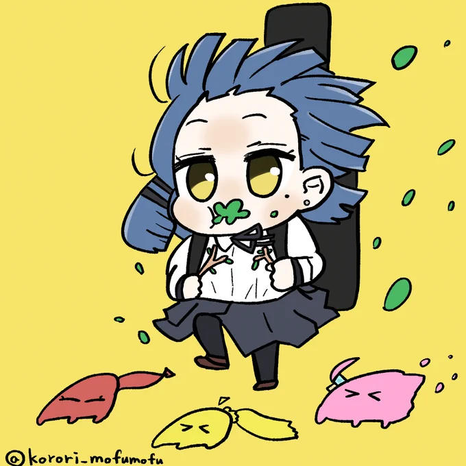 『強風オールバック山田』 #ぼざろおえかき #ぼっち・ざ・ろっく #イラスト