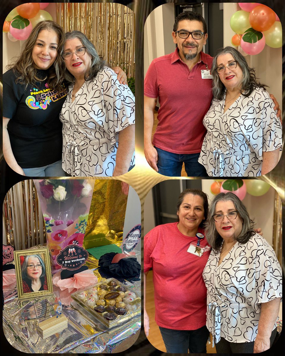 15/19/23 QA @PowerUpDiana Maria Esparza is retiring from @PowerUpCafe After 22 years of service (CFISD) Thank you Chela you will be missed greatly💕Enjoy each adventure🧳✈️
@CFISDnoticias @CyFairISD @nokidhungry #Hungerheroes #Nokidhungry #cyfairspirit #CFISD