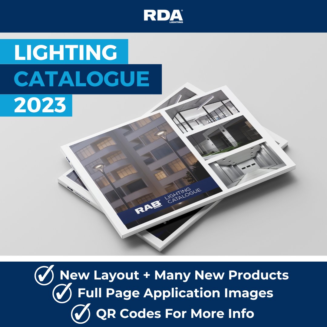 RDALighting's tweet photo. New and improved 2023 RDA Lighting Catalog! Sleek design, organized tables, high-quality images, QR codes, and company info. Order physical copies or get a digital copy. 
Contact us for lighting needs: https://t.co/KXasOe1TWs
#RDALighting #lightingindustry #LED https://t.co/FAMQ5X5mvw