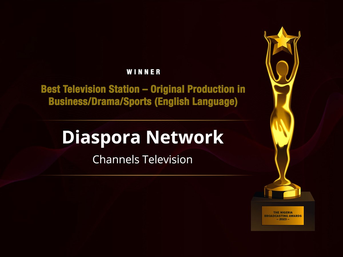 Congratulations <a href="/channelstv/">Channels Television</a> <a href="/_victorywilson/">Victory Wilson</a> for the great win.