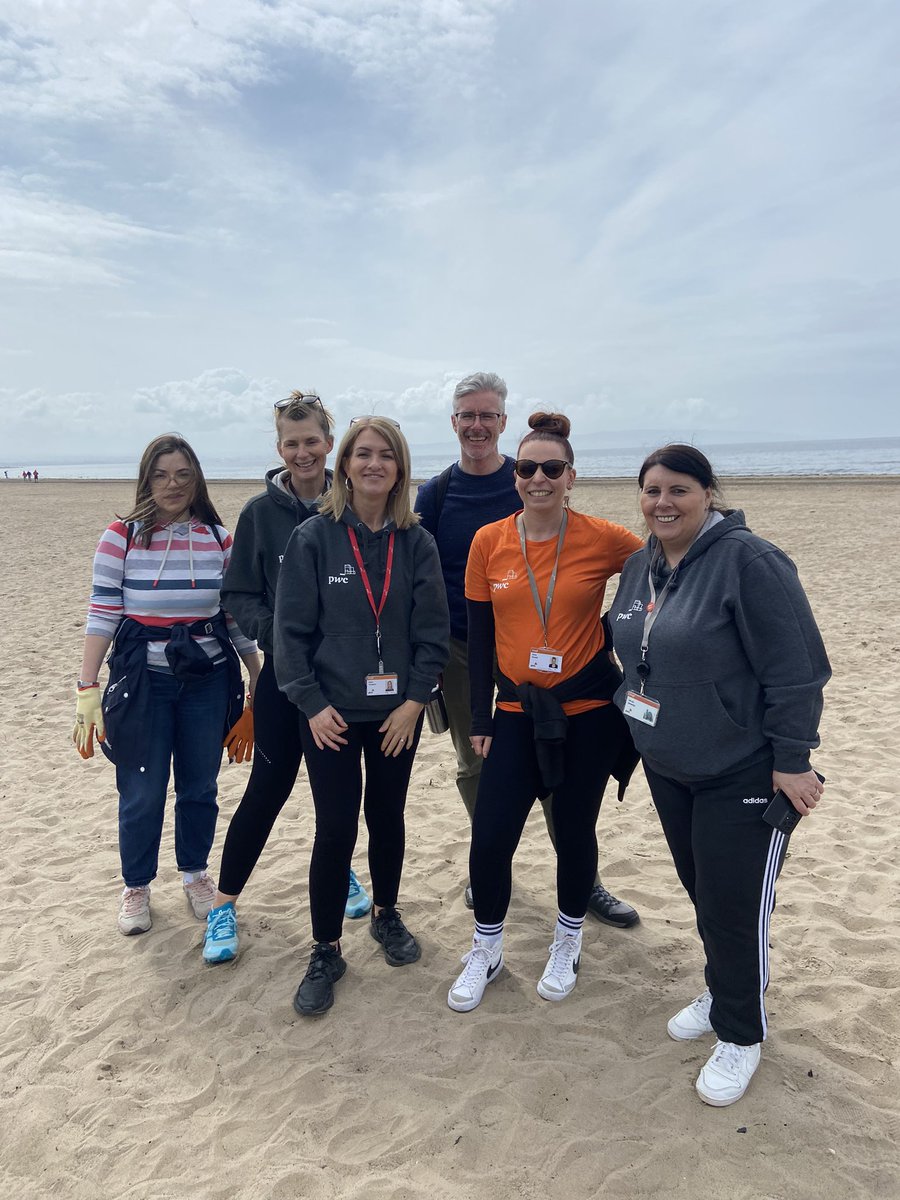 Today I joined over 250 @PwC_Scotland people for #PwCOFOD supporting charities, social enterprises and schools in Scotland. I can confirm that a beach clean in Troon with <a href="/mcsuk/">Marine Conservation Society</a> is good for the soul…