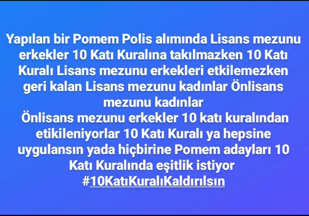 Kalaylioglu444's tweet photo. Polis adayı kardeşlerimizin sesine kulak verin #10katıkuralıkaldırılsın @PolisJandarmaCm @Pomem @TC_icisleri https://t.co/rveuGPMwql