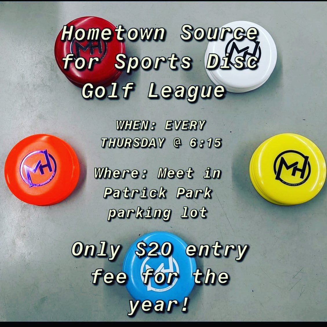 Hometown Source for Sports Disc Golf League starting up on Thursdays! Come on out to Patrick Park in Yorkton!

If you need any discs, swing by Hometown and we will set you up! See you there!