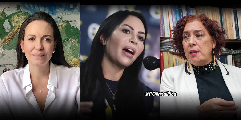 polianalitica's tweet photo. 📌 Tres mujeres serán precandidatas para las primarias presidenciales de la Oposición.

🔵 María Corina Machado
🟡 Delsa Solorzano
🟣 Tamara Adrián

¿Por cuál de ellas votarías?

Deja tu comentario 👀 https://t.co/NJOxOJOKvM