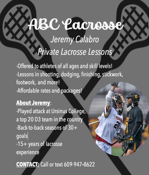 Reach out to RLA/RHS/Ursinus Alumni Jeremy Calabro for lacrosse lessons!