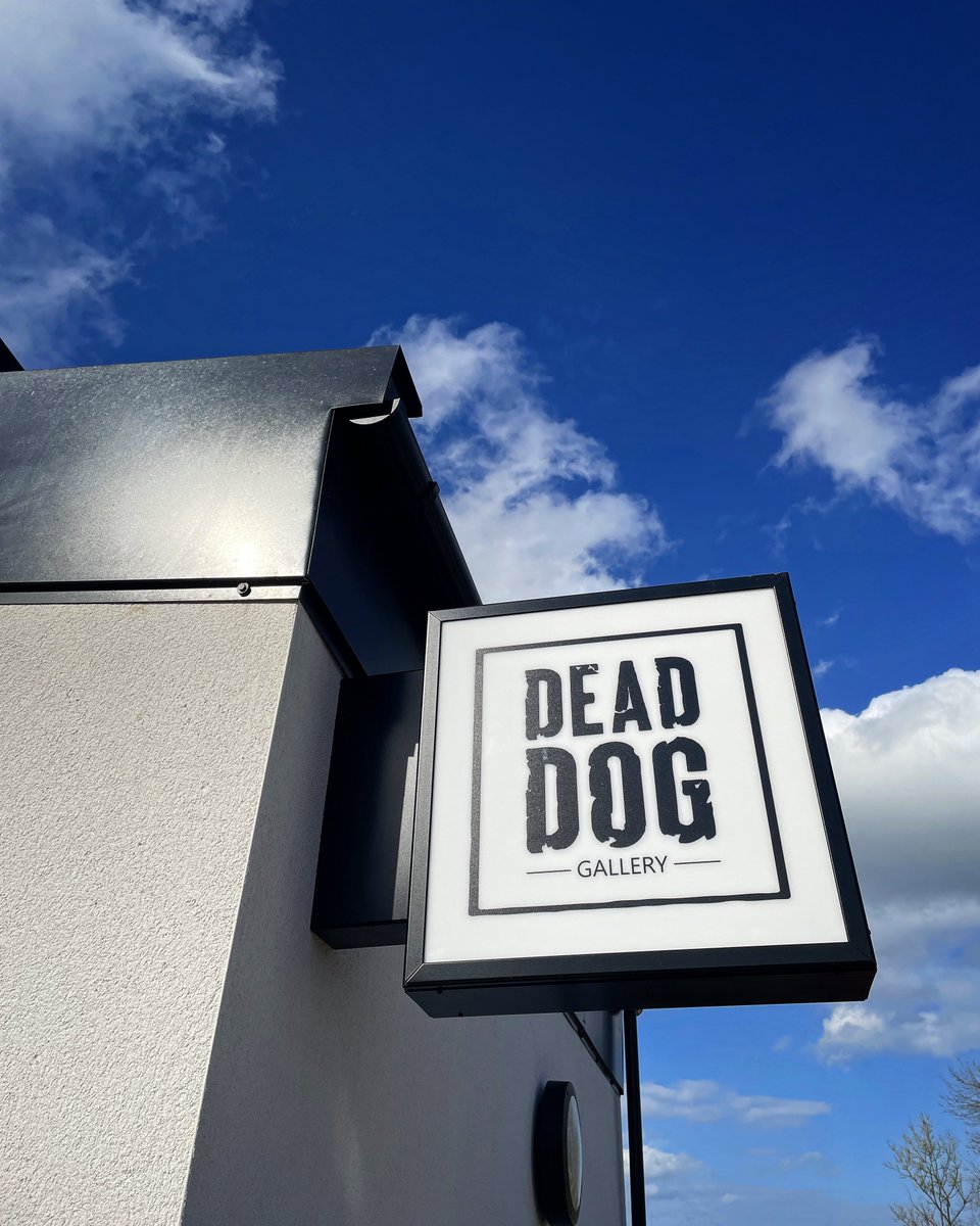 deaddoggallery's tweet photo. SIGNAGE: 👀
Introducing the logo for the @deaddoggallery.
#logo #font #DeadDogGallery #typography #LoveDurham #heritage #Durham #ThisIsDurham #localart #localartgallery #artgallery #localarchitecture #durhamarchitecture #thesands #durhamheritage #durhamhistory #dsfc110years https://t.co/gLpYRxFbvL