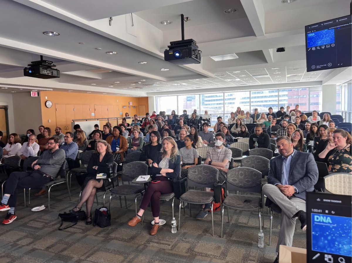 NHGRI_Director's tweet photo. Earlier this week, I spent a delightful day at Massachusetts General Hospital’s Center for Genomic Medicine -- giving a talk, speaking with trainees (including NHGRI-supported postdocs), and meeting with outstanding research faculty. https://t.co/Bec4Ieslic