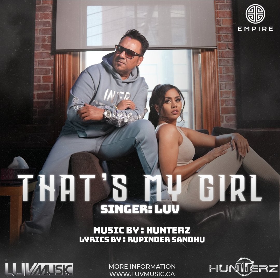 luvmusiconline's tweet image. LuvMusicOnline &amp;amp; Hunterz Music

"That's My Girl"

Track will be released on June 1st 2023 . 

Produced by the legendary music producer @Hunterzmusic
And penned by the uber talented lyricist @irupindersandhu 

For Bookings/ Interviews

Info@luvmusic.ca

#1LUVALWAYS🙏🏼❤️🔥