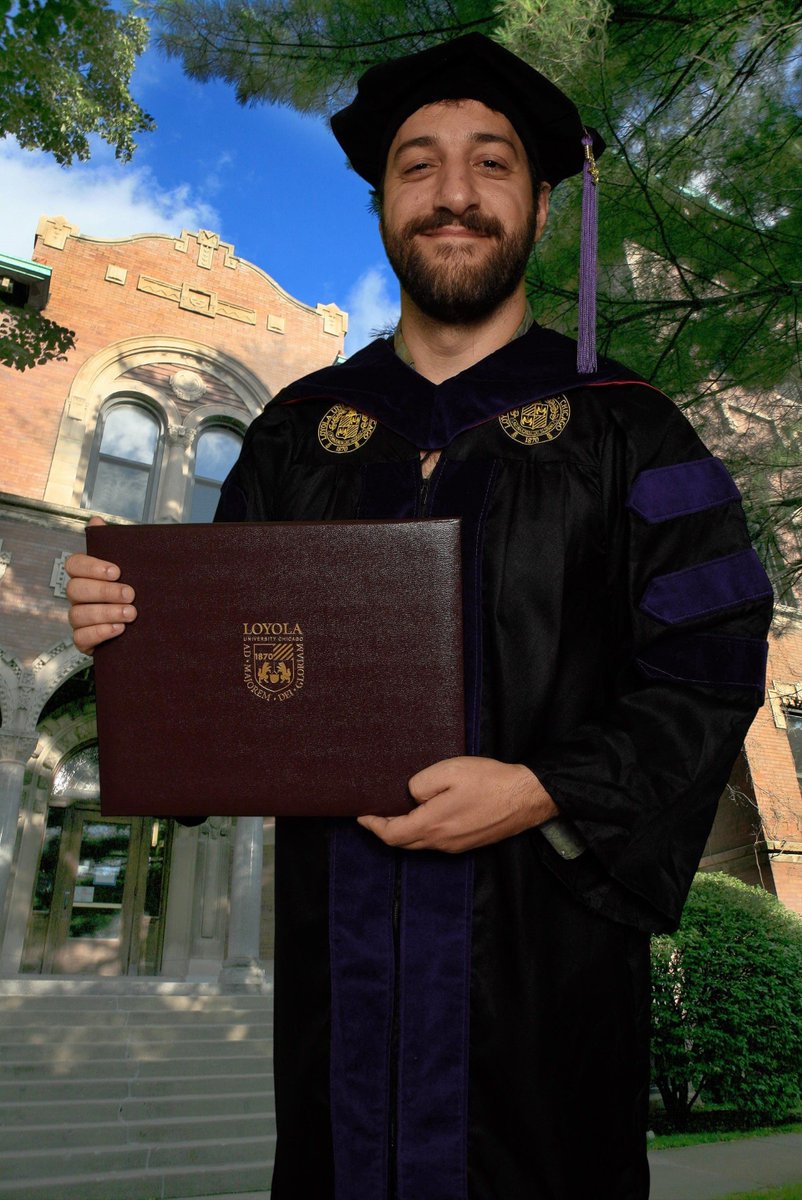 Please congratulate Louay Meroueh who graduated from Loyola Law School with a Juris Doctor (JD) degree. He will be working at the Chicago office of a global law firm doing patent and intellectual property law litigation