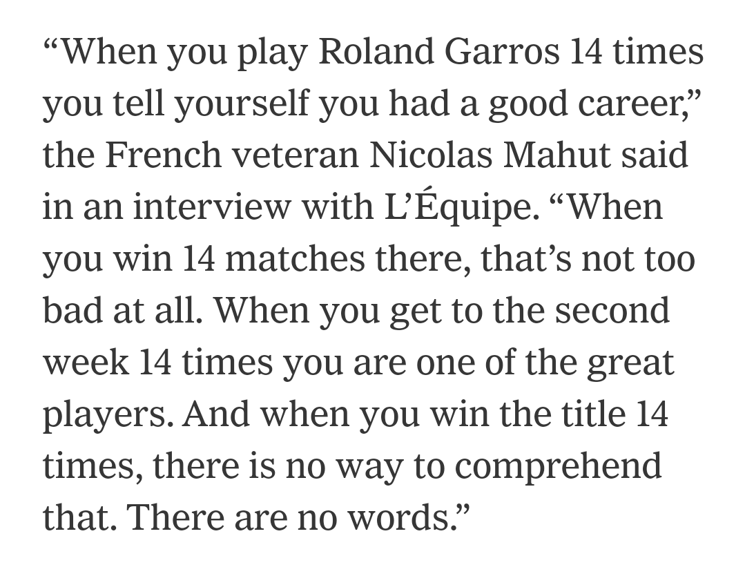 iamladanth's tweet photo. Rafa &amp; RG:  Mahut sums it up brilliantly. ❤ https://t.co/3CefG4AMV6