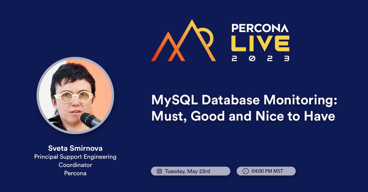 As usual, my <a href="/PerconaLive/">Percona Live</a> slides are written in TeX. Templates for @PerconaLive2023 are available at github.com/percona/tex-te…