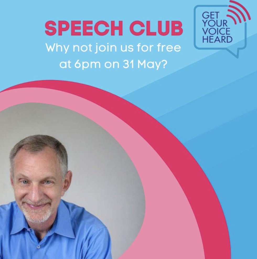 Speech Club is like a book club - but for speeches! Join us on Zoom on Wed 31 May at 6pm as we watch and discuss Robert Waldinger's TEDx talk, The Good Life. Tix are free, book now on speech-club.co.uk