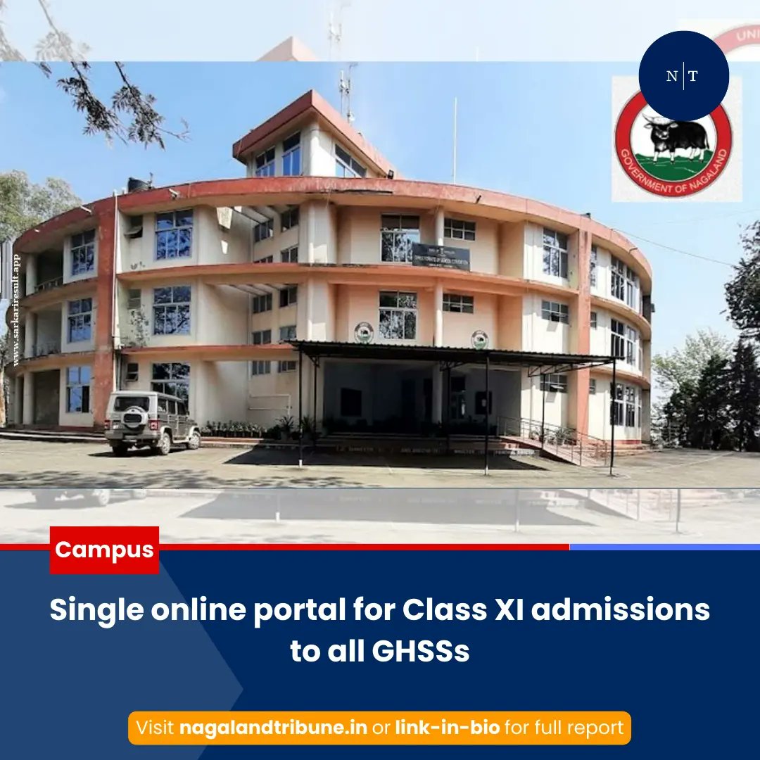 NagalandTribune's tweet image. nagalandtribune.in/nagaland-singl…

#Kohima #SingleOnlinePortal #ClassXI #AllGHSSs #GHSSs #GovernmentHigherSecondarySchools #Nagaland #NagalandTribune