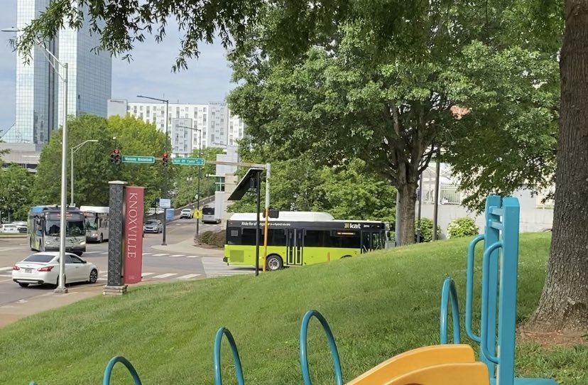 Is that a GREEN bus!? #KATGoesThere