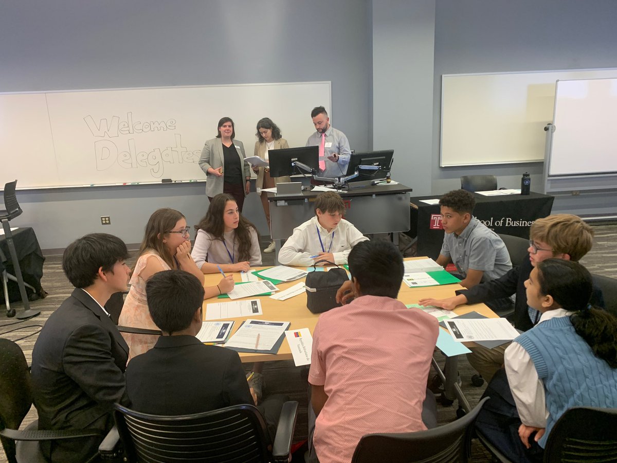 PCMiddle's tweet image. MS Junior Model UN team shined at the World Affairs gathering at Temple yesterday. Our students brought home several awards and lessons developing communication skills and EQ!