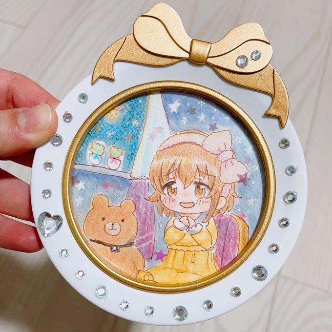 日菜子のフレーム付き原画できた!
