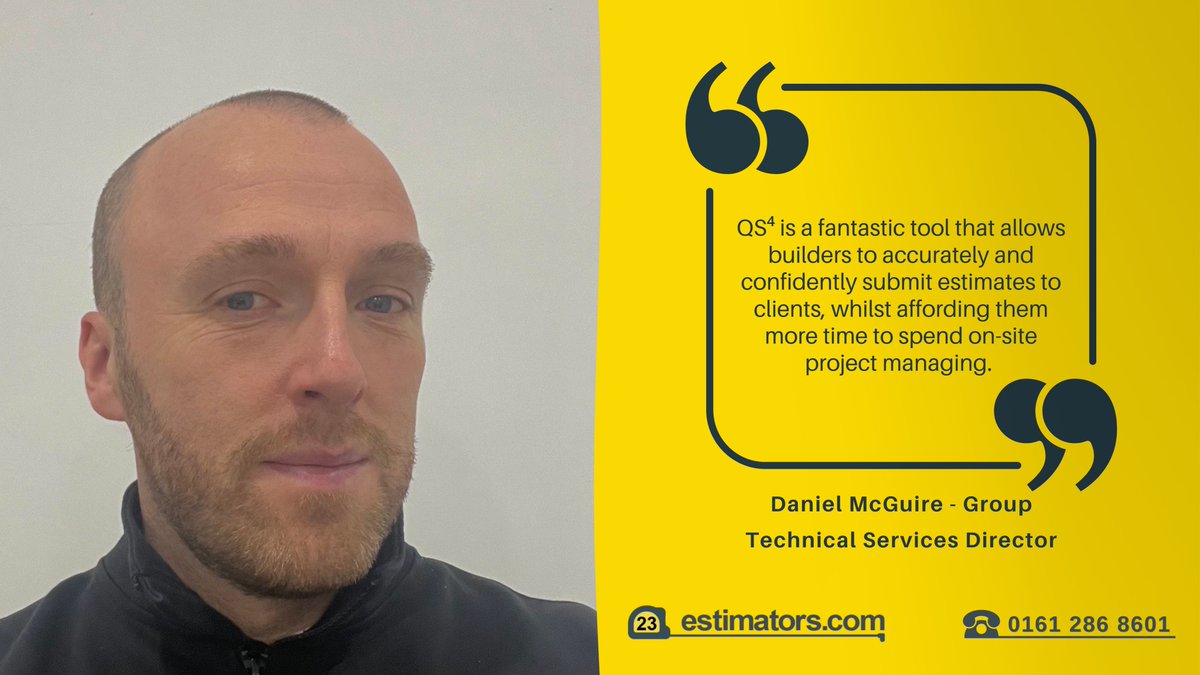 Hear what, Daniel McGuire, Group Tech Services Director, has to say about the new QS4 system and how it helps builders streamline their estimating process.

Find out more: estimators.com