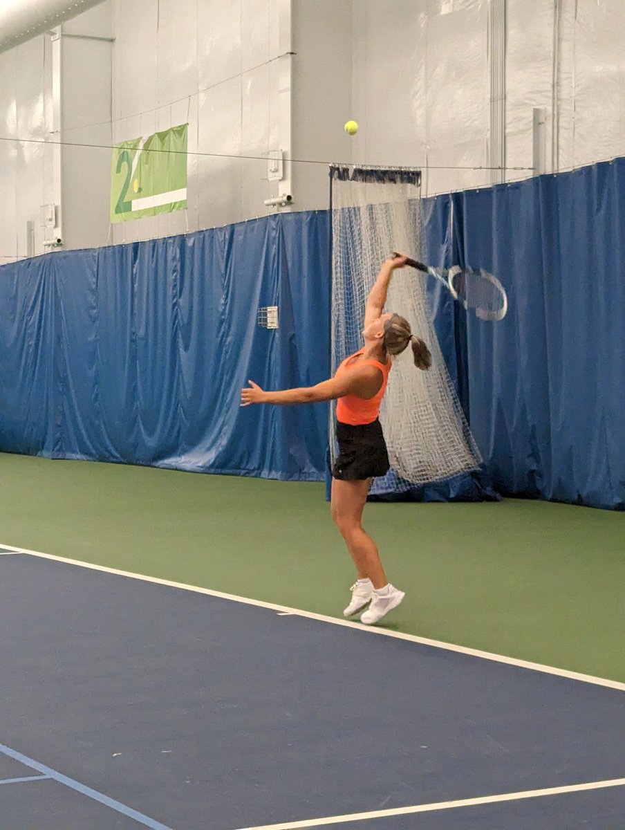 YorkDukesAD's tweet photo. Ellie Peterson starts the day with an 8-4 win over Birthi from GICC and advances to the 5th place match! She improves her record to 32-4 on the season. #yorkdukes https://t.co/Cbr8MTVzoA