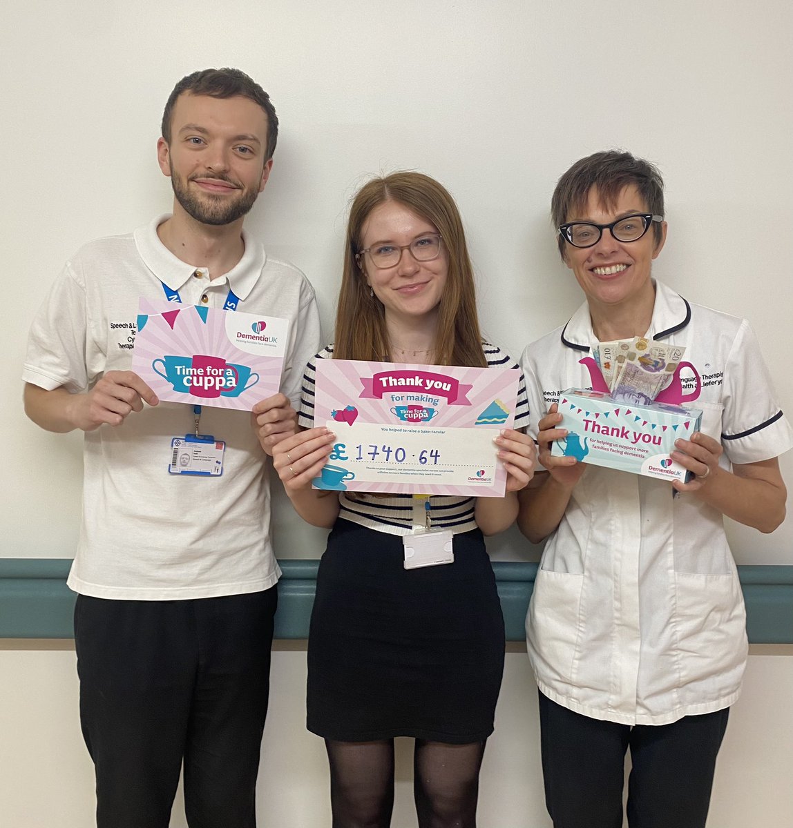 cav_mhsop (@cav_mhsop) on Twitter photo Following a very successful 'Time for a Cuppa' Dementia UK fundraiser on our MHSOP inpatient wards, we have raised a grand total of £1,740.64! A huge thank you to everyone who donated, including @Asda, @PettigrewBakes & Teacups and Cupcakes! <a href="/DementiaUK/">Dementia UK</a> #TimeForACuppa" Following a very successful 'Time for a Cuppa' Dementia UK fundraiser on our MHSOP inpatient wards, we have raised a grand total of £1,740.64! A huge thank you to everyone who donated, including @Asda, @PettigrewBakes & Teacups and Cupcakes! <a href="/DementiaUK/">Dementia UK</a> #TimeForACuppa"