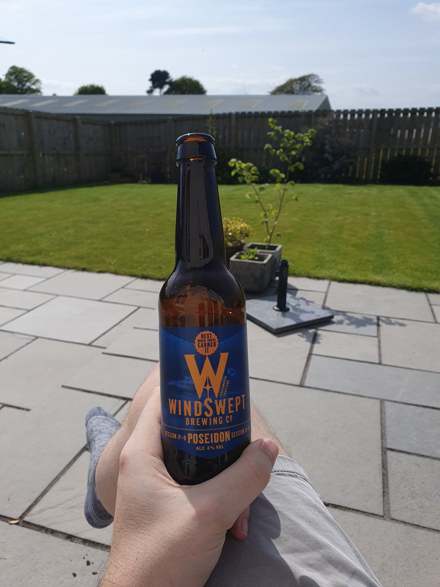 A fine reward to enjoy in the sun after cutting the grass