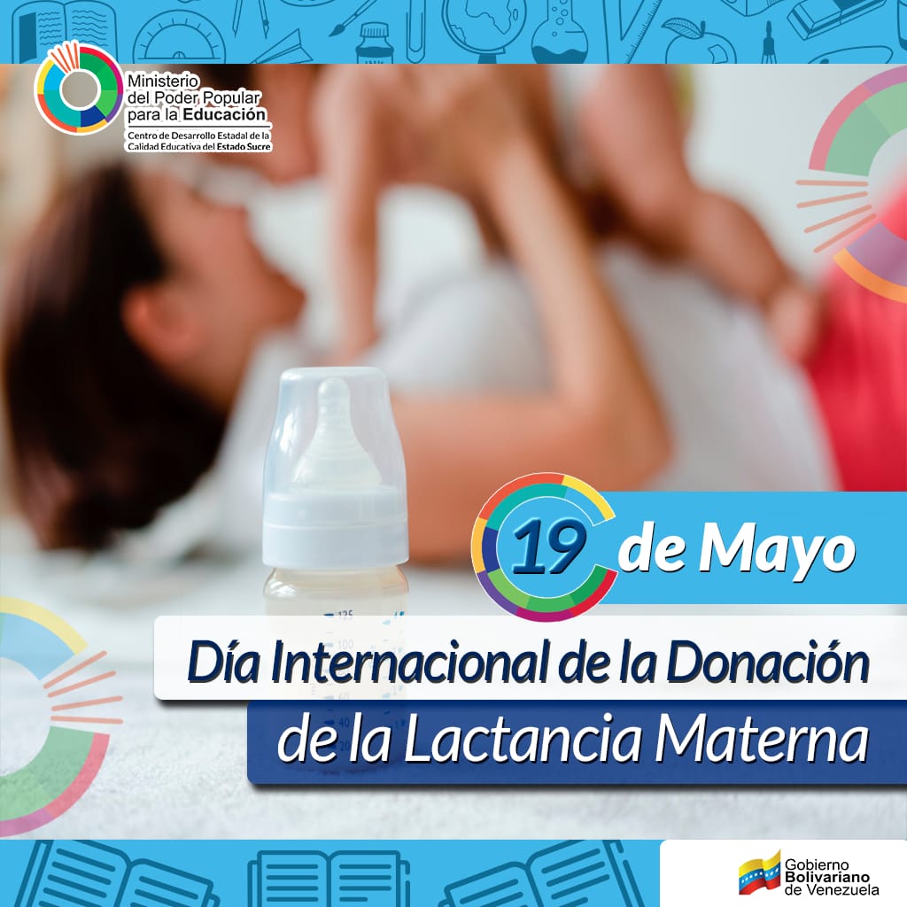 “La lactancia provee la seguridad emocional para el inicio de vida que necesita todo ser humano'.
#1x10ContactoConElPueblo
@mppeducacion 
@cdcesucre 
@_laavanzadora 
@KarenlyPSUV