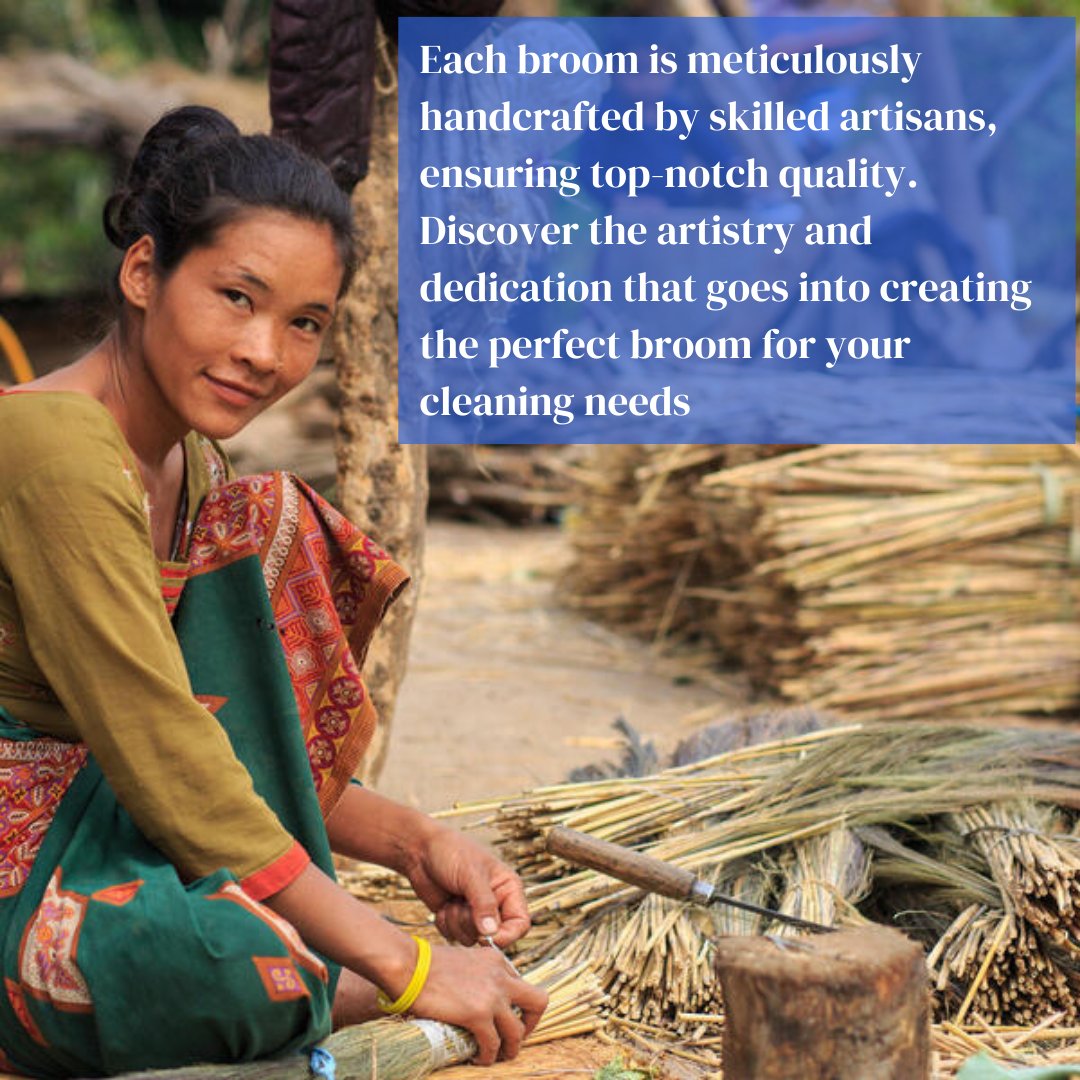 RamdeoCo's tweet photo. Ready to tackle any mess that comes your way? Ramdeo brooms are here to rescue! 🦸‍♀️🧹 From sweeping away tiny crumbs to banishing stubborn dirt, our brooms are your trusty sidekicks. Experience the power of cleanliness today! 💪🏠

#ramdeobrooms #hillsourced #northeastindia https://t.co/EdI9mN7ai6