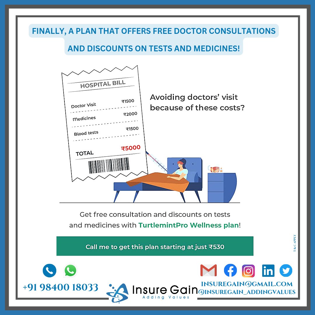 INSUREGAIN's tweet photo. Breaking News : Now Get Free Doctor Consultation 😍
DM TO GET THIS PLAN
#YoungFamousAfrican #insurance #podcastandchillwithmacg #healthinsurance #Cannes2023 #2000note #2000rs #insuregain https://t.co/yiFipXpUky
