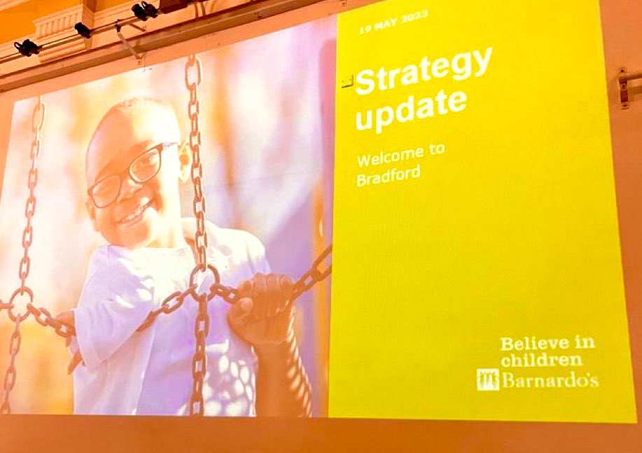 ladybethk's tweet photo. A good work day is being around lovely colleagues being collaborate and feeling safe to share thoughts and ask lots of questions about the future of @barnardos #strategyupdate https://t.co/thzIHfNPXU