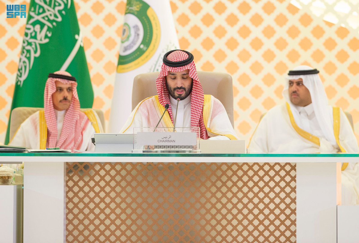 spagov's tweet photo. #صور_واس| خلال اجتماع الدورة العادية الـ32 لمجلس جامعة الدول العربية على مستوى القمة.
#قمة_جدة | #واس https://t.co/xXy22bB01Q