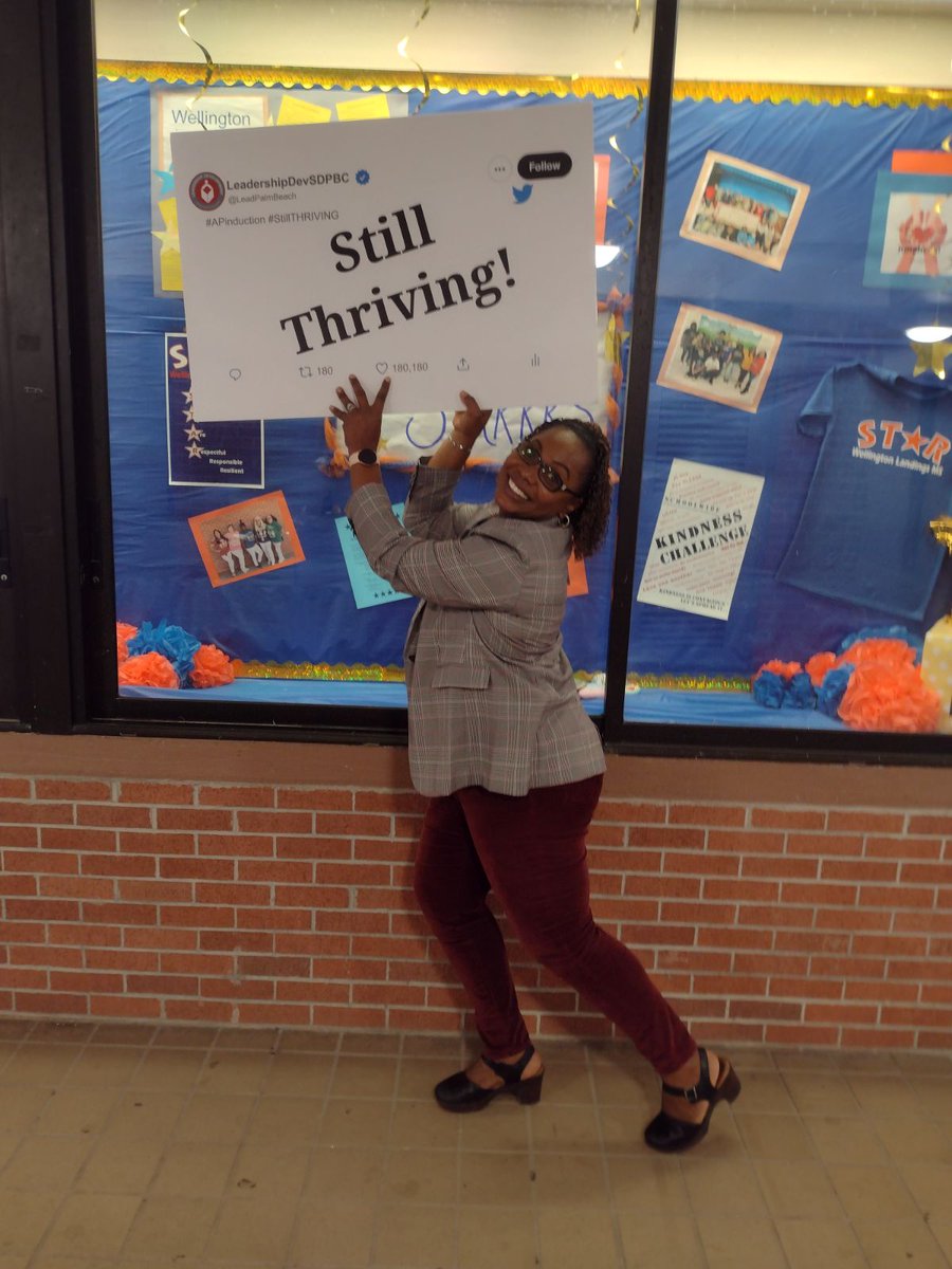 The Leadership Development team would like to recognize 2nd-year assistant principals who attended at least four AP Induction PLC sessions. Dr. Marsha Grandison-Taylor is still thriving in her second year at Wellington Landings MS. #APInduction #TopTalentGrowsHere #Stillthriving